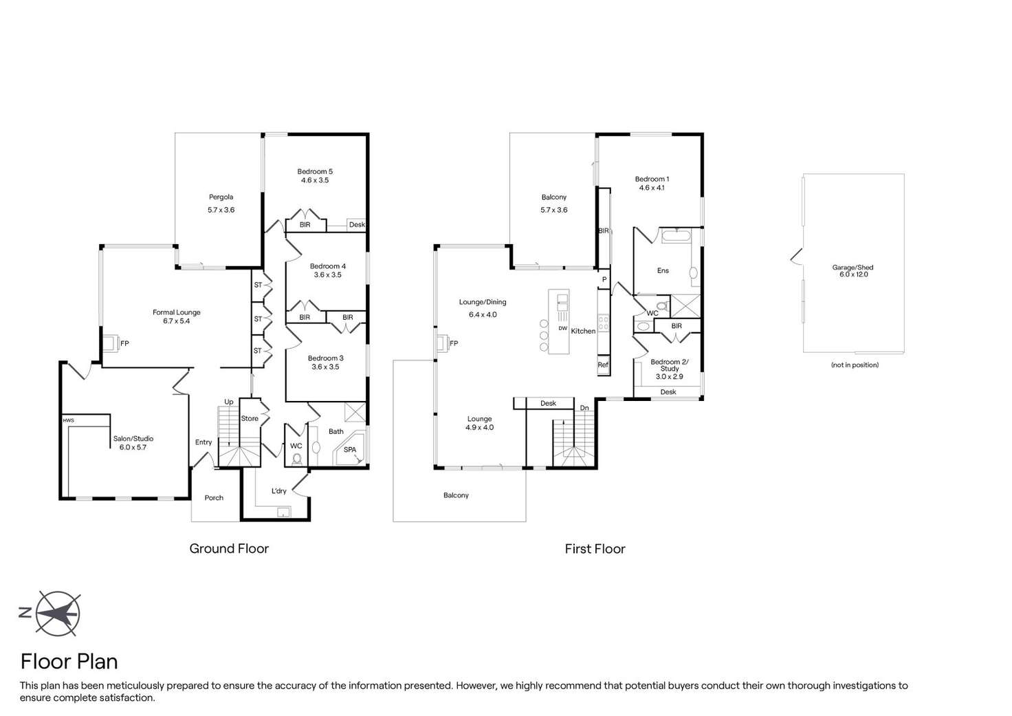 Floorplan of Homely house listing, 5 Nicole Court, Gisborne VIC 3437