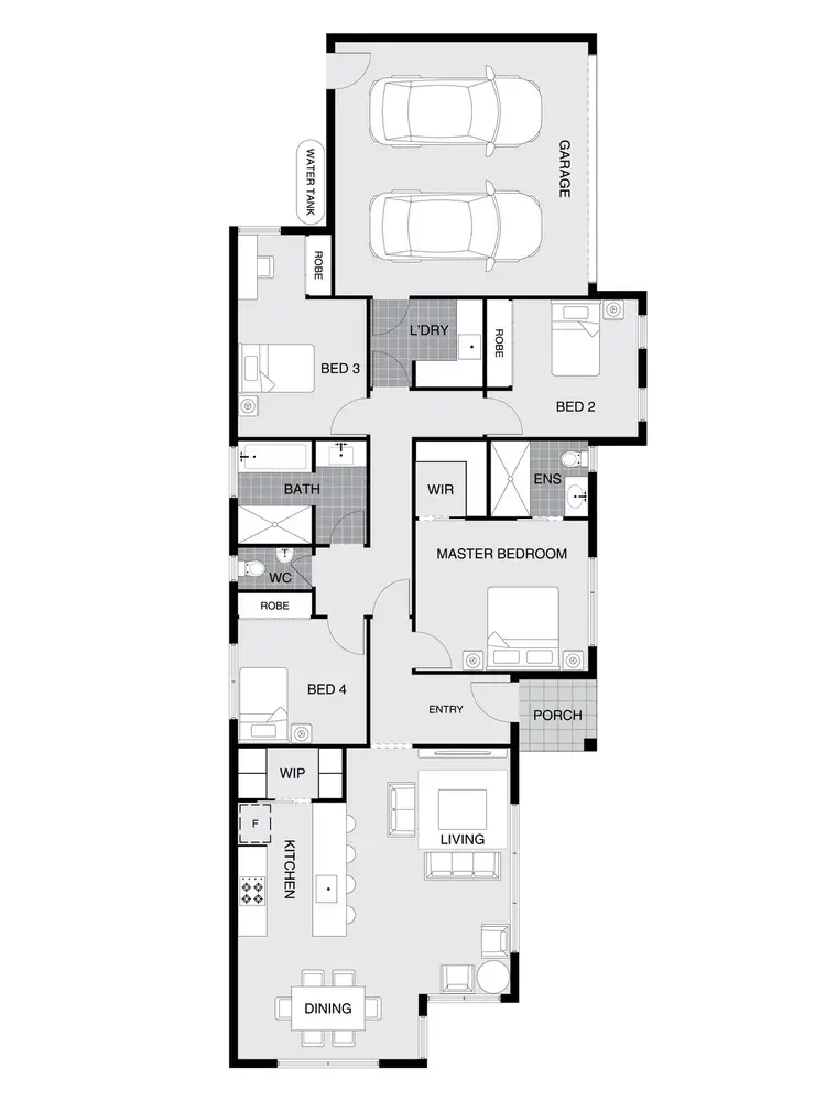 Floorplan of Homely house listing, 202 Osburn Drive, Macgregor ACT 2615