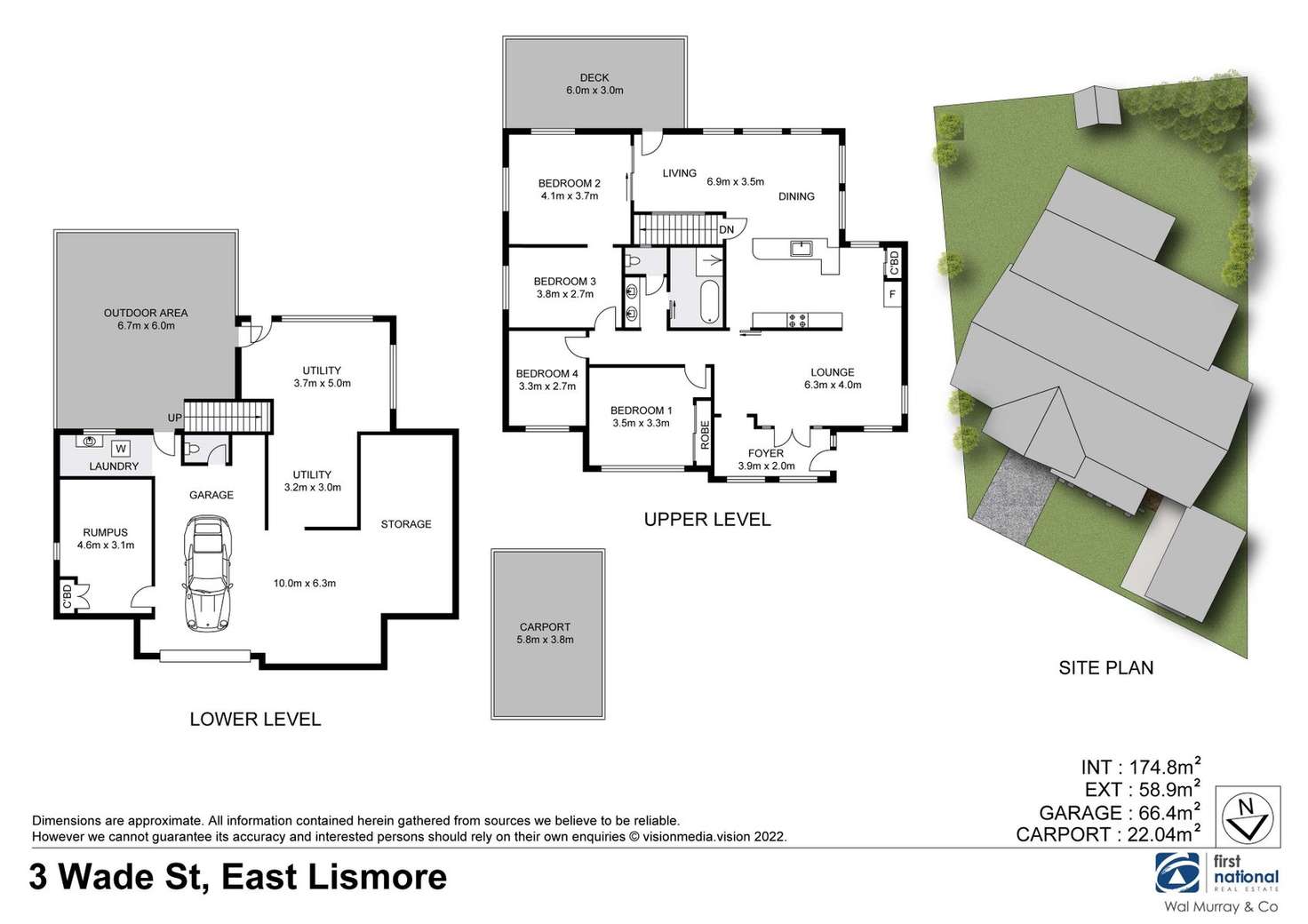 Floorplan of Homely house listing, 3 Wade Street, East Lismore NSW 2480