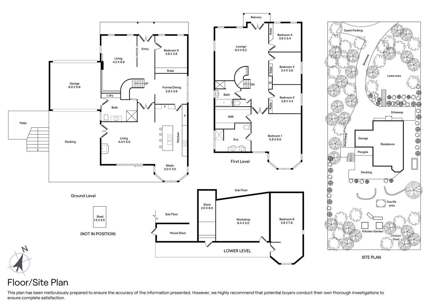 Floorplan of Homely house listing, 63 Douglas Road, Mount Macedon VIC 3441