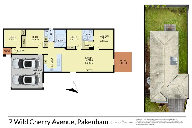 Floorplan of Homely house listing, 7 Wild Cherry Avenue, Pakenham VIC 3810