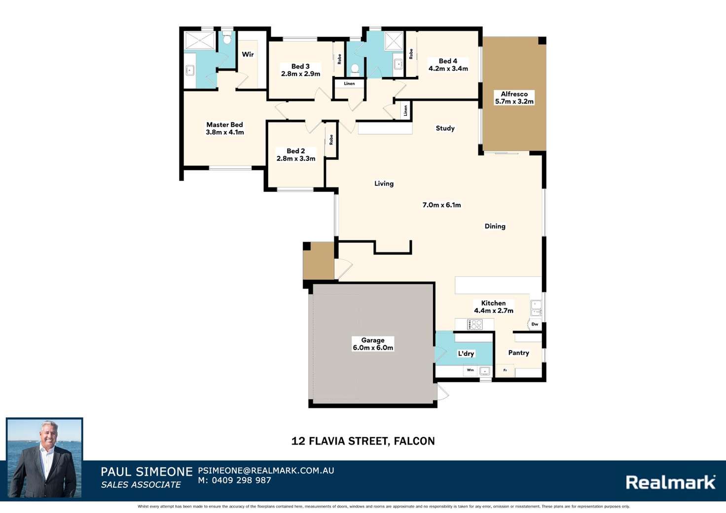 Floorplan of Homely house listing, 12B Flavia Street, Falcon WA 6210