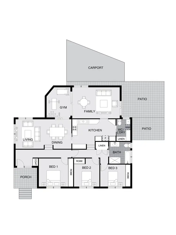 Floorplan of Homely house listing, 107 Florey Drive, Macgregor ACT 2615