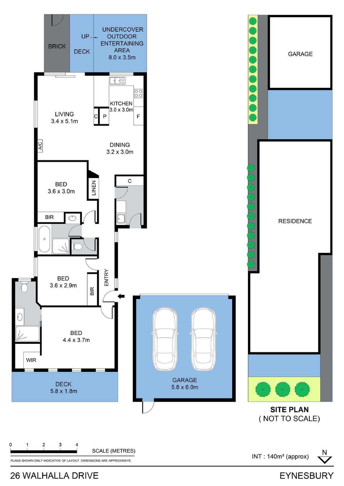 Floorplan of Homely house listing, 26 Walhalla Drive, Eynesbury VIC 3338