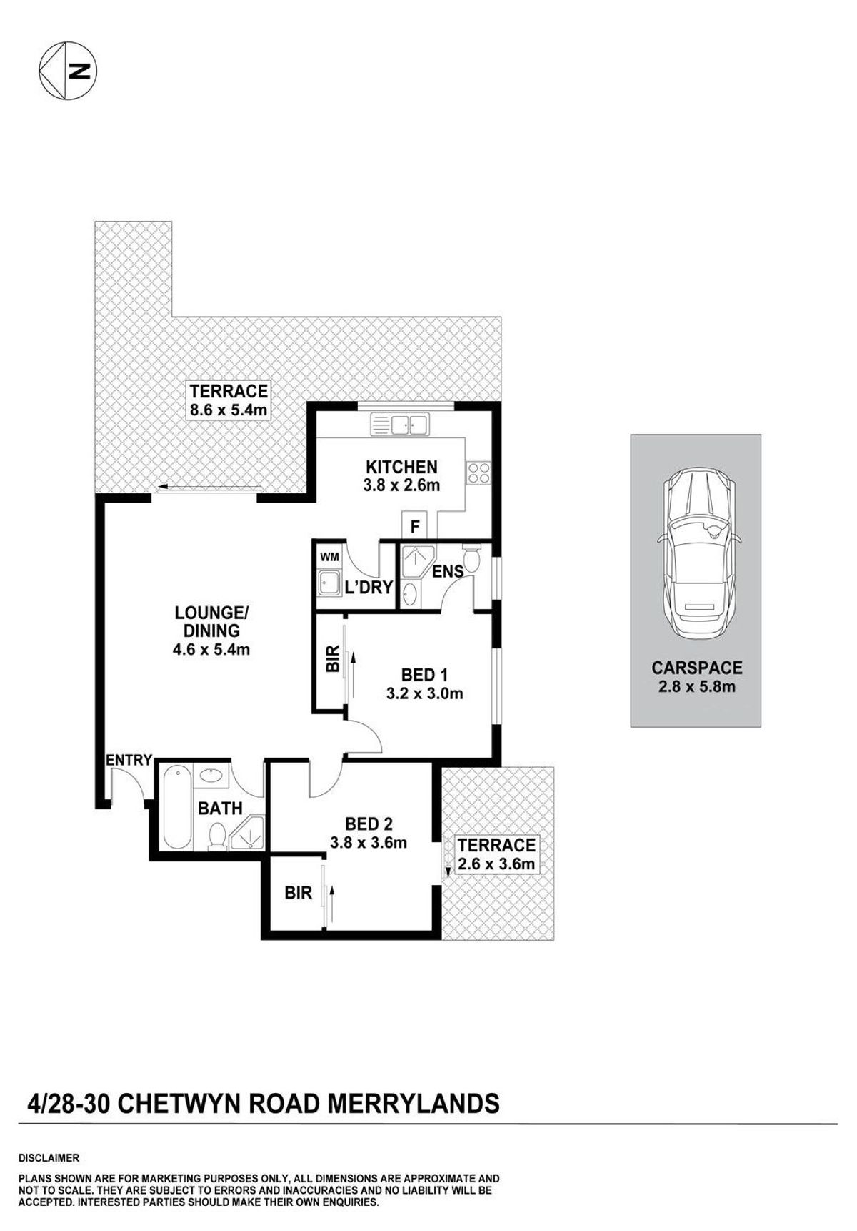 Floorplan of Homely unit listing, 4/28-30 Chetwynd Road, Merrylands NSW 2160