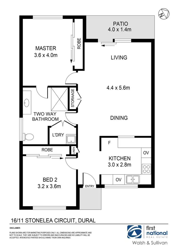 Floorplan of Homely retirement listing, 16/11 Stonelea Court, Dural NSW 2158