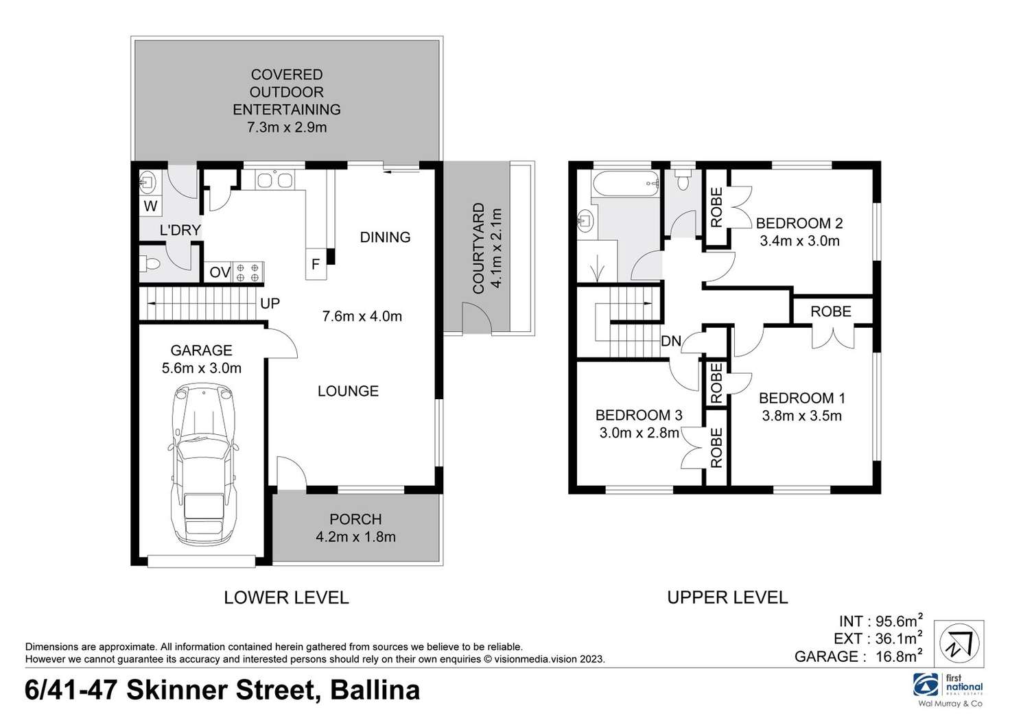 Floorplan of Homely unit listing, 6/41-47 Skinner Street, Ballina NSW 2478