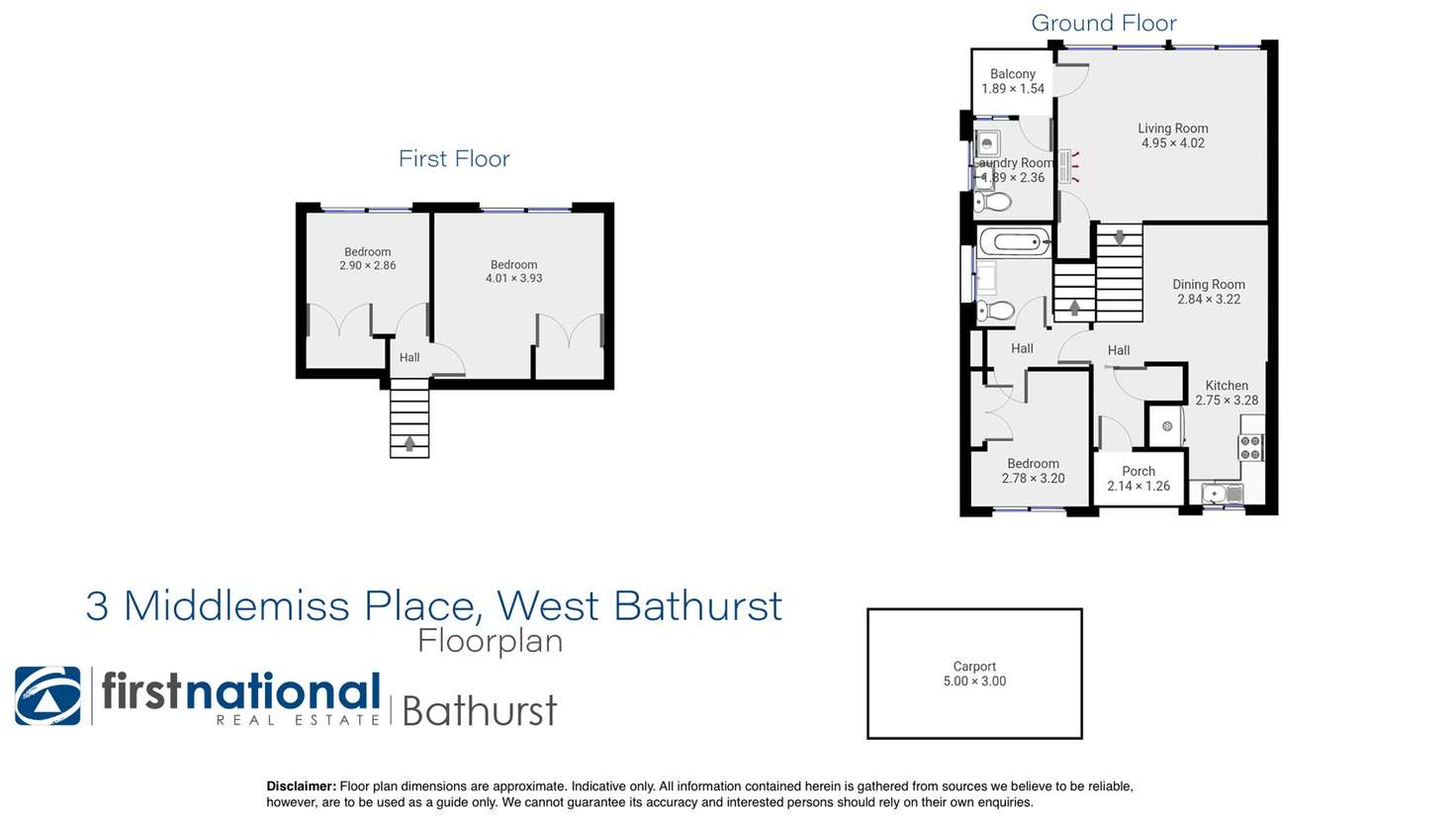 Floorplan of Homely townhouse listing, 3 Middlemiss Place, Windradyne NSW 2795
