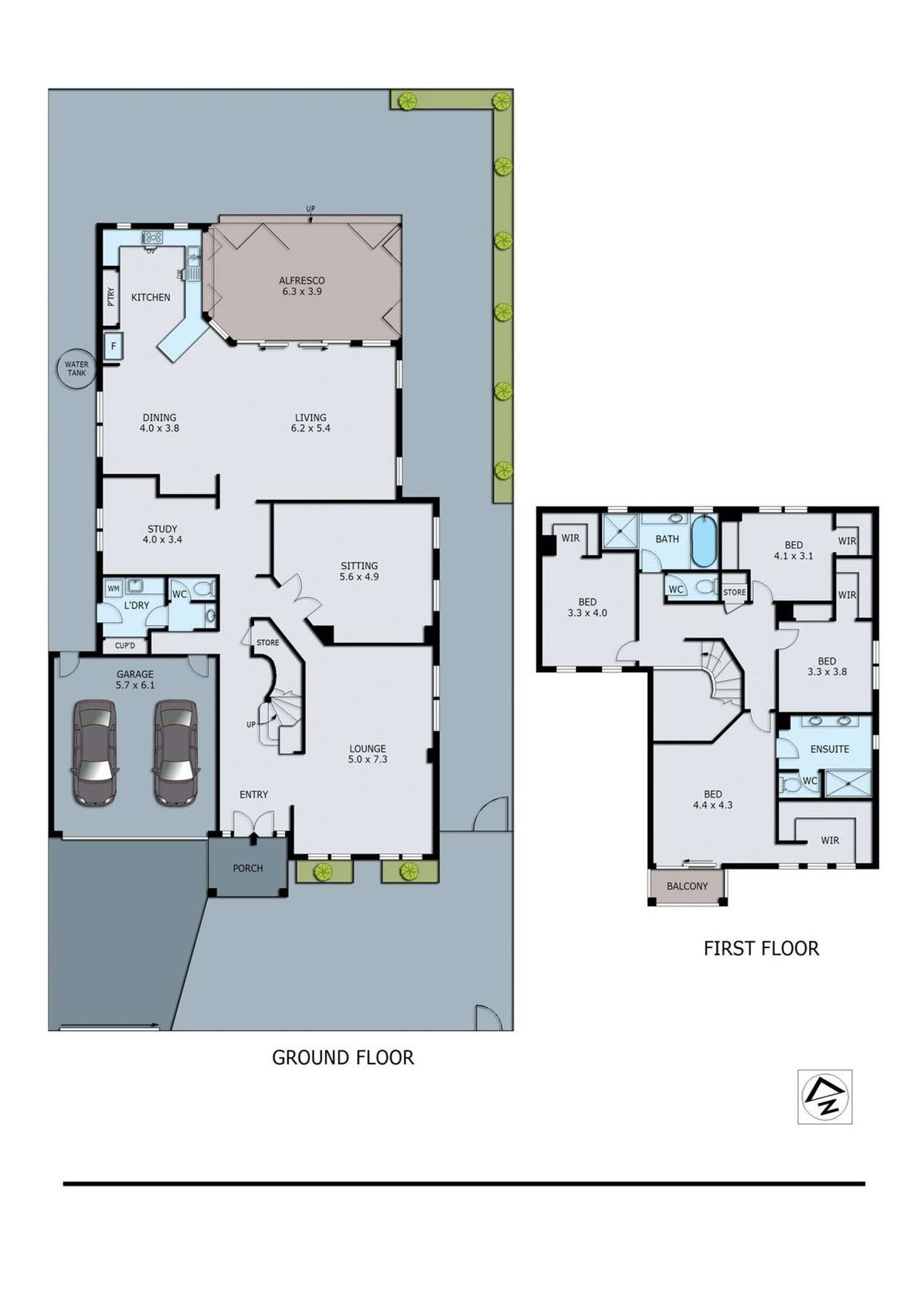 Floorplan of Homely house listing, 20 Greenside Crescent, Keysborough VIC 3173