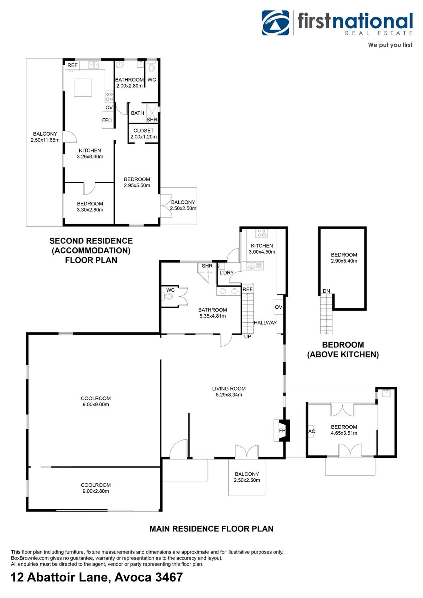 Floorplan of Homely house listing, 12 Abattoir Lane, Avoca VIC 3467
