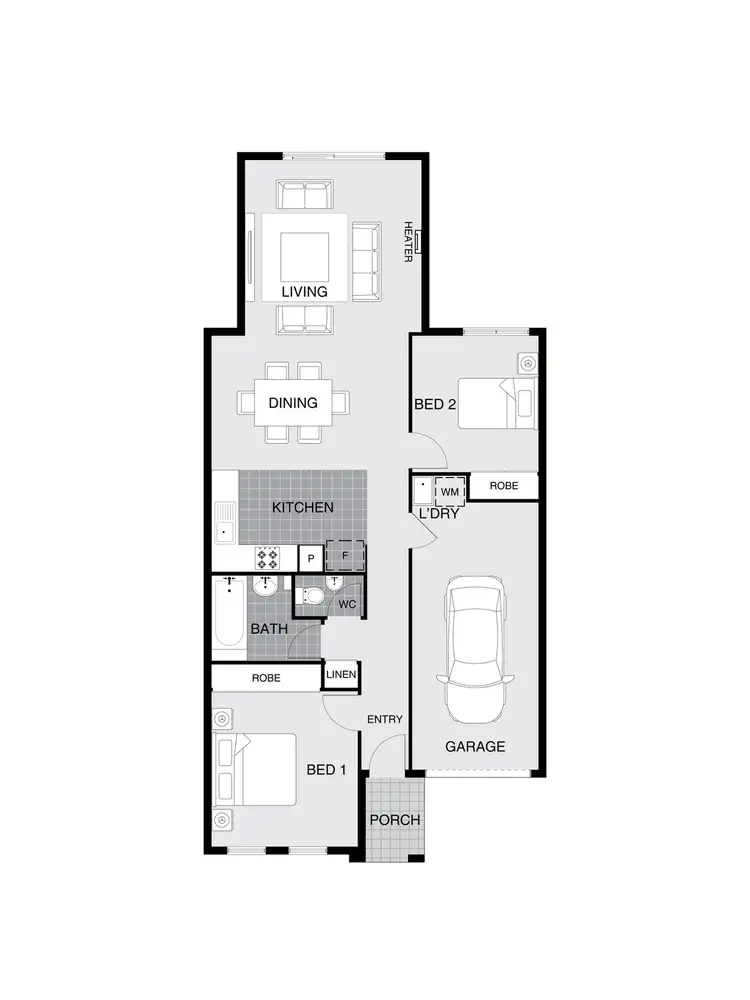 Floorplan of Homely house listing, 1A Victor Chang Street, Macgregor ACT 2615