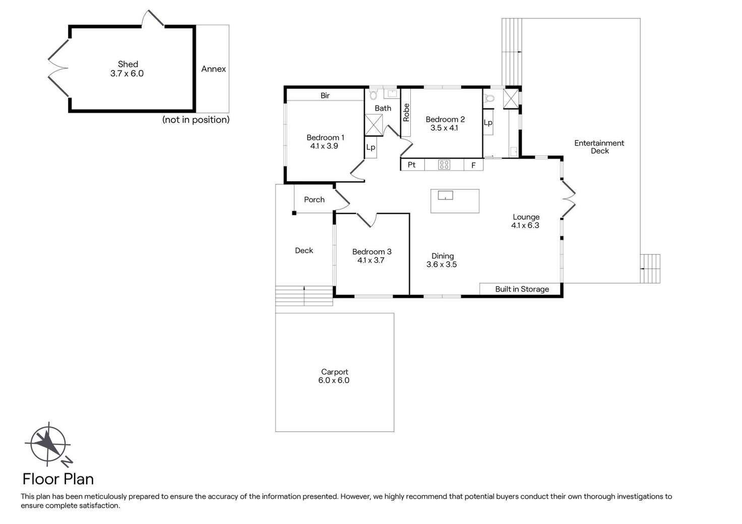Floorplan of Homely house listing, 156 Barry Street, Romsey VIC 3434
