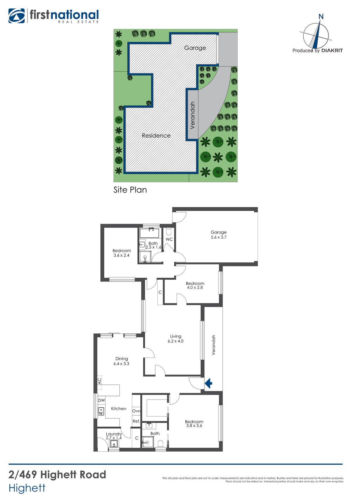Floorplan of Homely house listing, 2/469 Highett Road, Highett VIC 3190