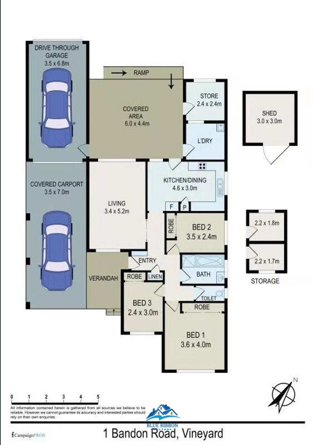 Floorplan of Homely house listing, 1 Bandon Road, Vineyard NSW 2765