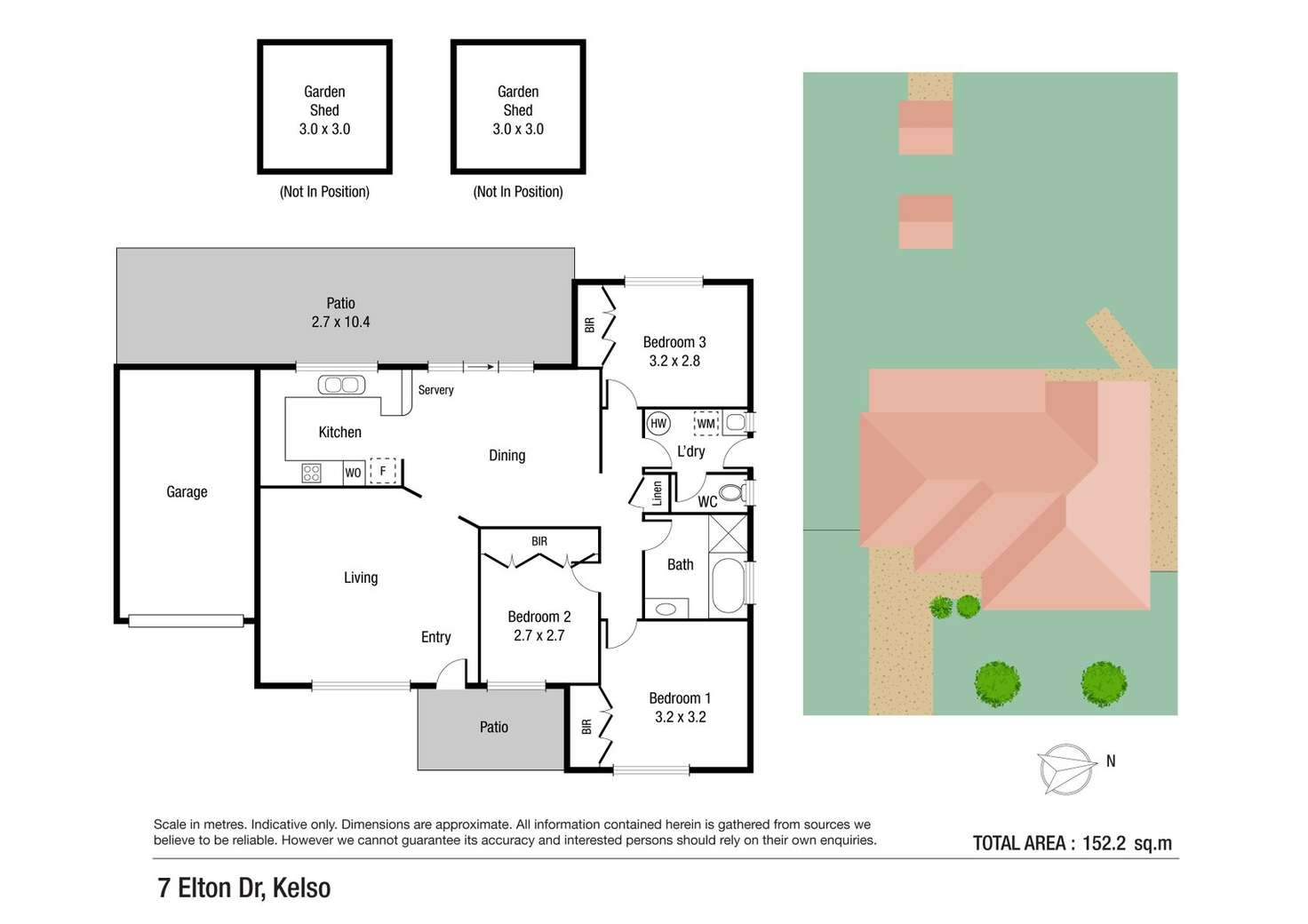 Floorplan of Homely house listing, 7 Elton Drive, Kelso QLD 4815