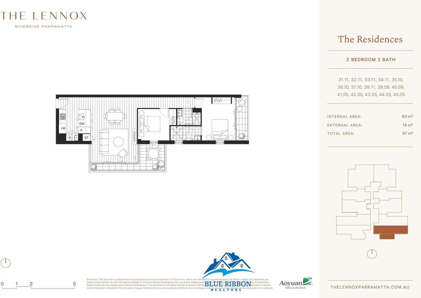 Floorplan of Homely unit listing, 909/12 Phillip Street, Parramatta NSW 2150
