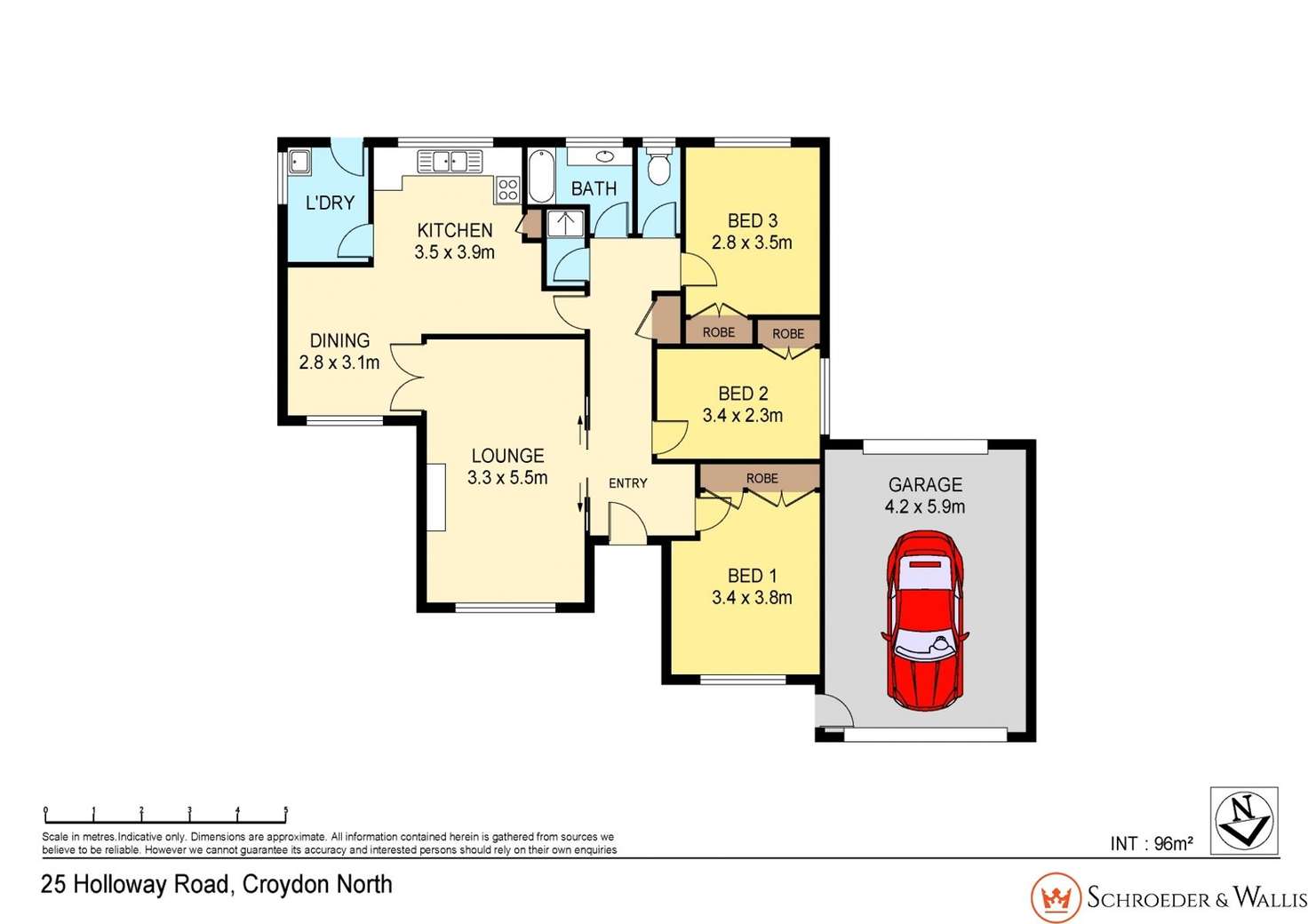 Floorplan of Homely house listing, 25 Holloway Road, Croydon North VIC 3136