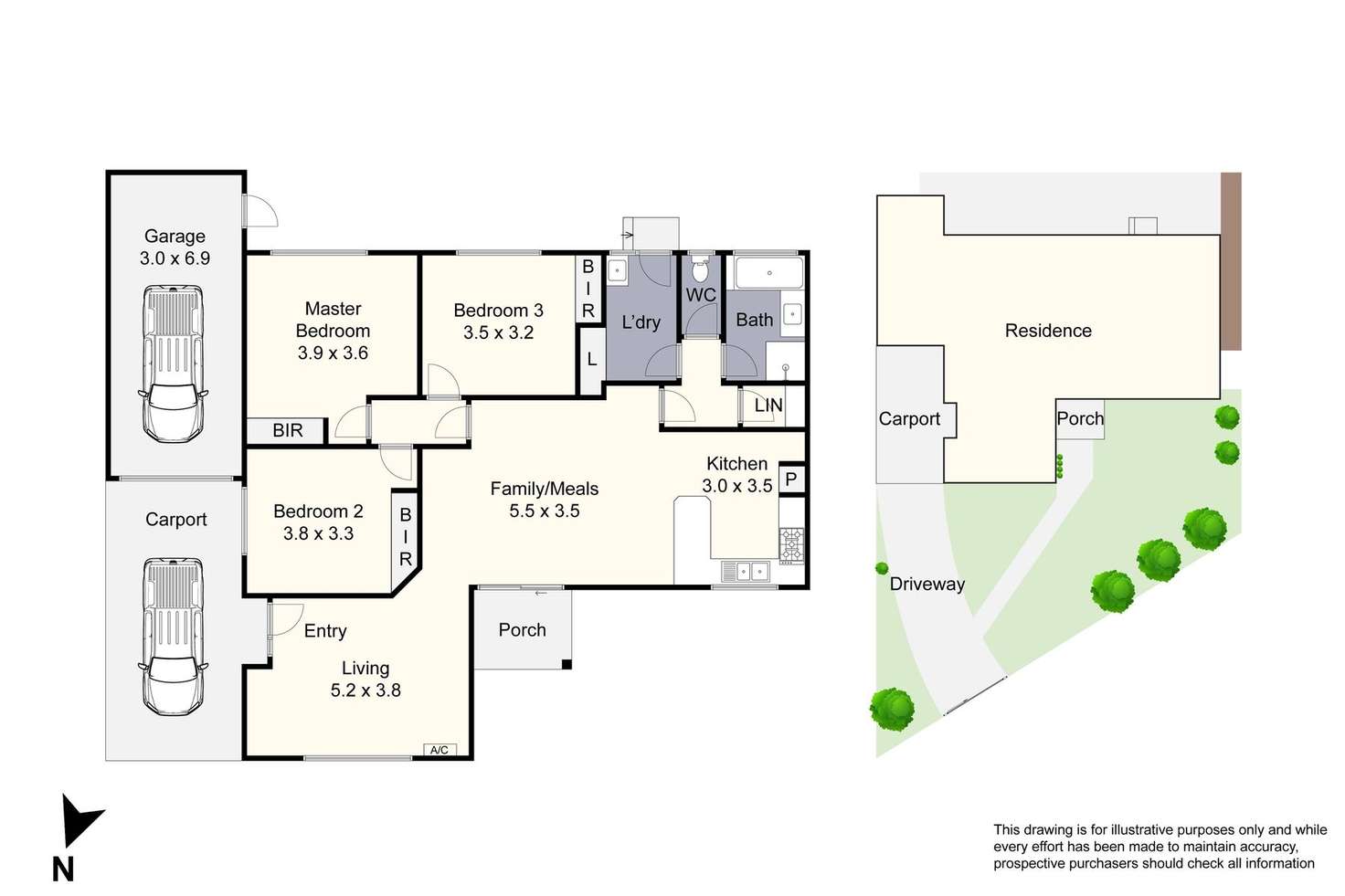 Floorplan of Homely unit listing, 1/21 Spring Road, Springvale South VIC 3172
