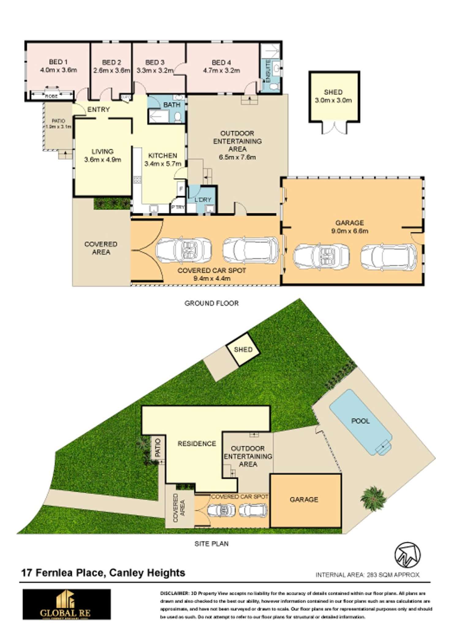 Floorplan of Homely house listing, 17 Fernlea Place, Canley Heights NSW 2166
