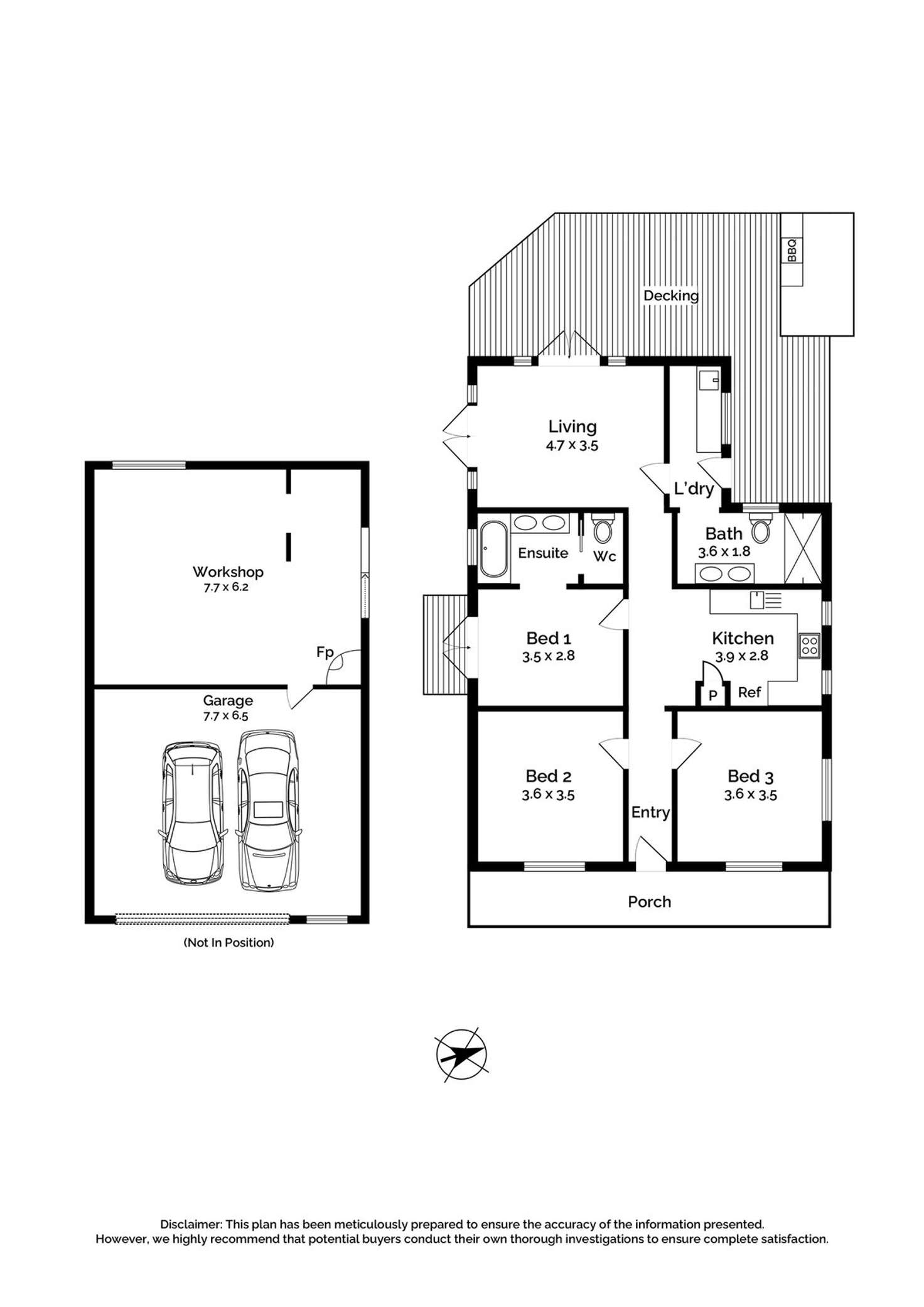 Floorplan of Homely house listing, 35 Raglan Street, Lancefield VIC 3435
