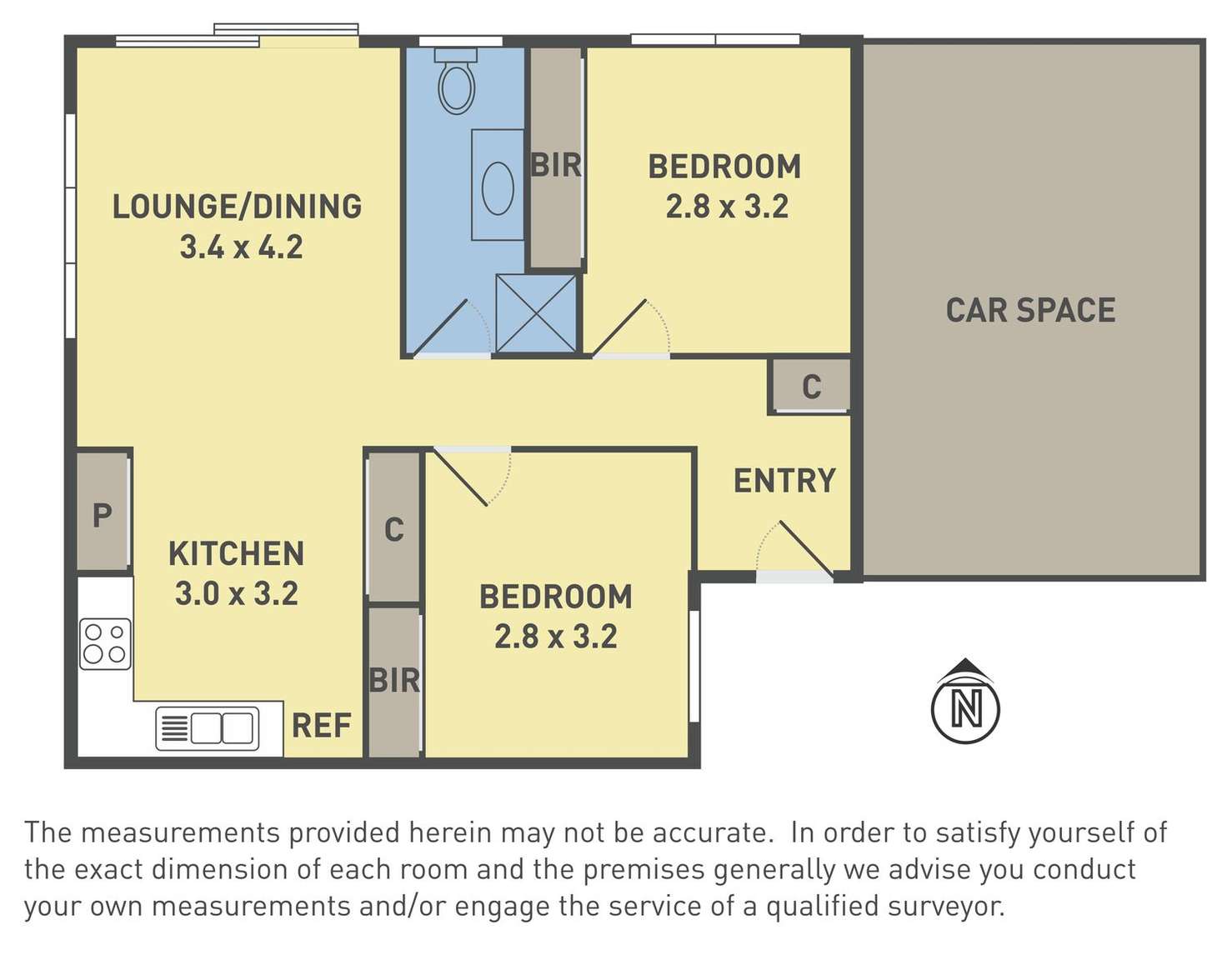 Floorplan of Homely unit listing, 3/8 Norma Street, Sunshine VIC 3020