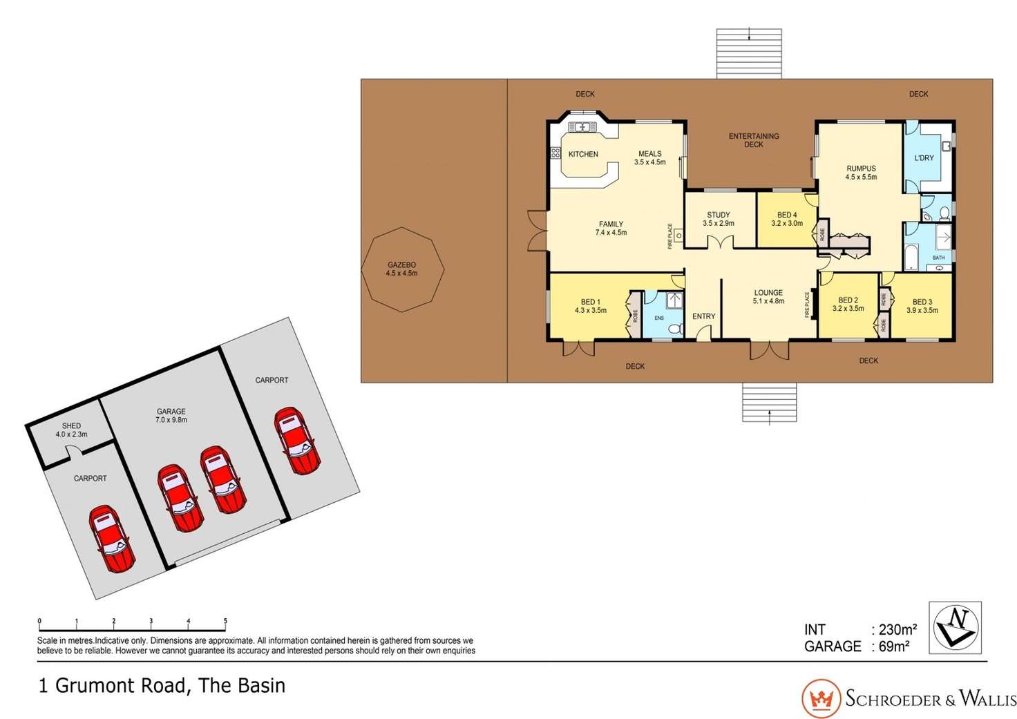 Floorplan of Homely house listing, 1 Grumont Road, The Basin VIC 3154