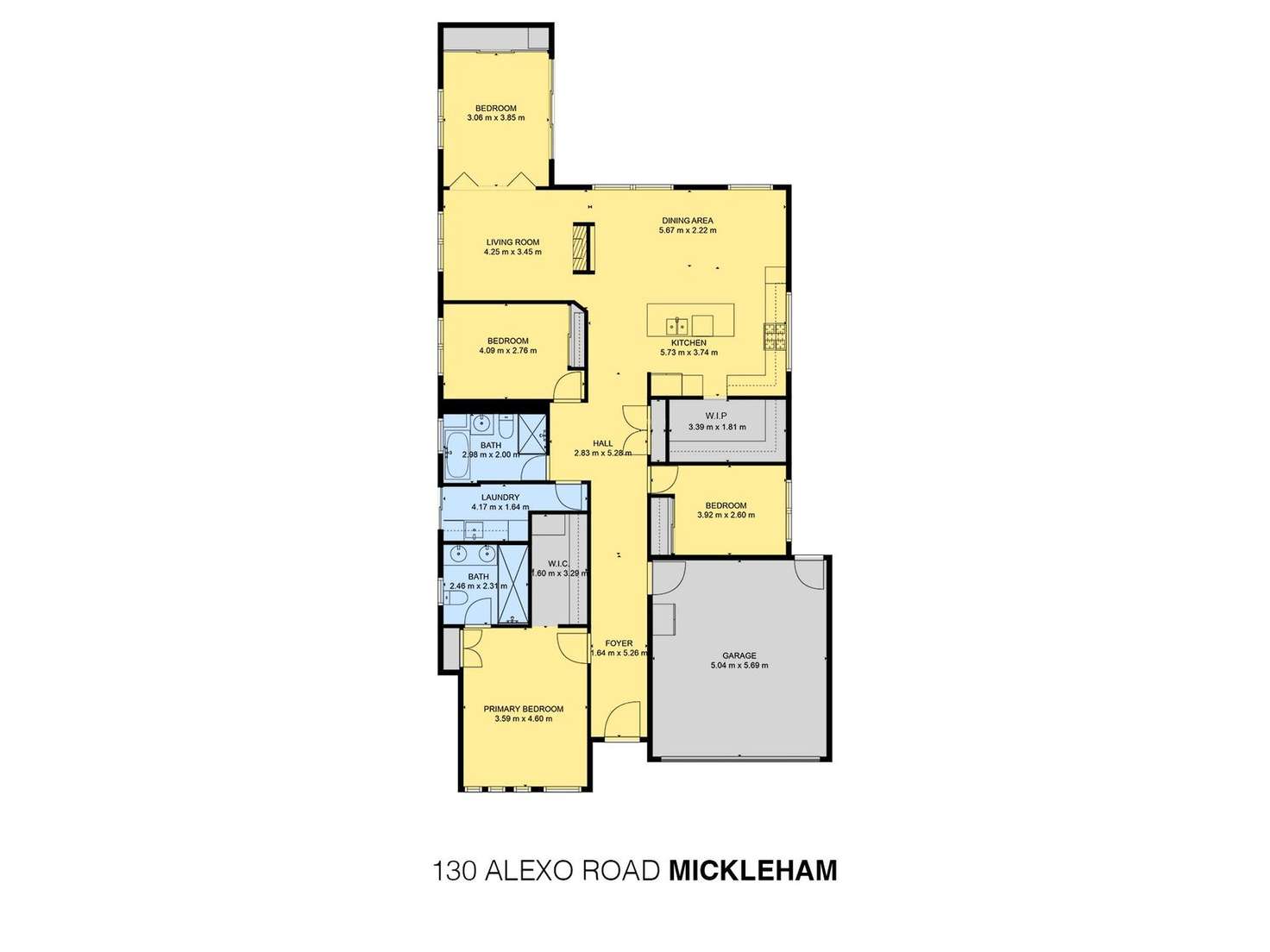 Floorplan of Homely house listing, 130 Alexo Road, Mickleham VIC 3064