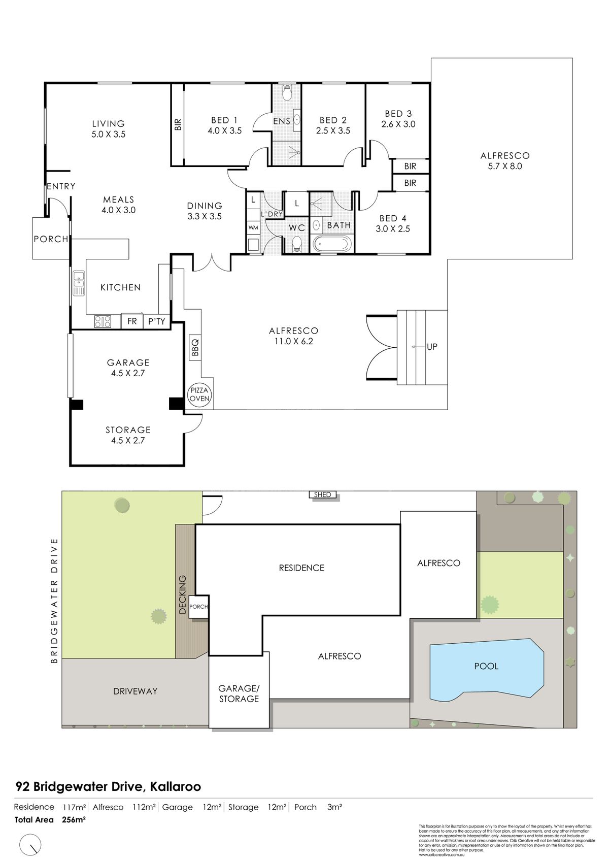 Floorplan of Homely house listing, 92 Bridgewater Drive, Kallaroo WA 6025