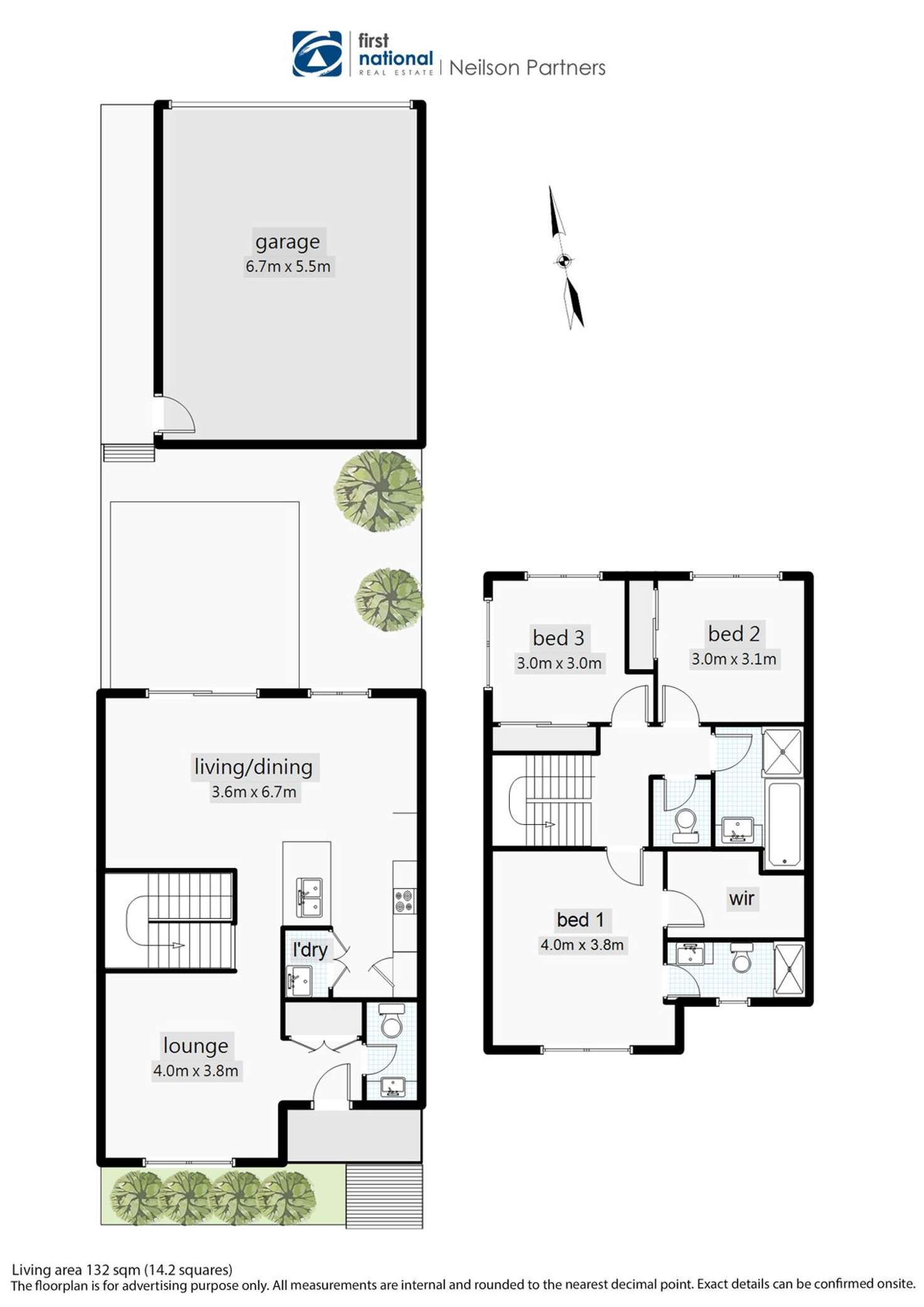 Floorplan of Homely townhouse listing, 33 Atlantic Drive, Pakenham VIC 3810