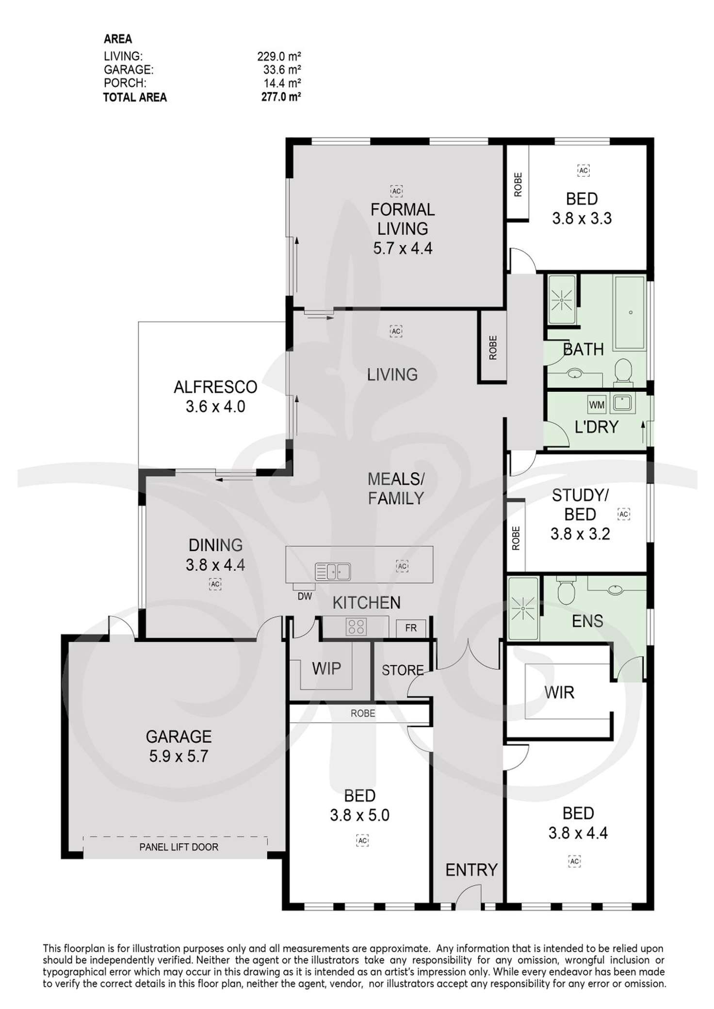 Floorplan of Homely house listing, 1/7 Reuben Pope Court, Mount Barker SA 5251