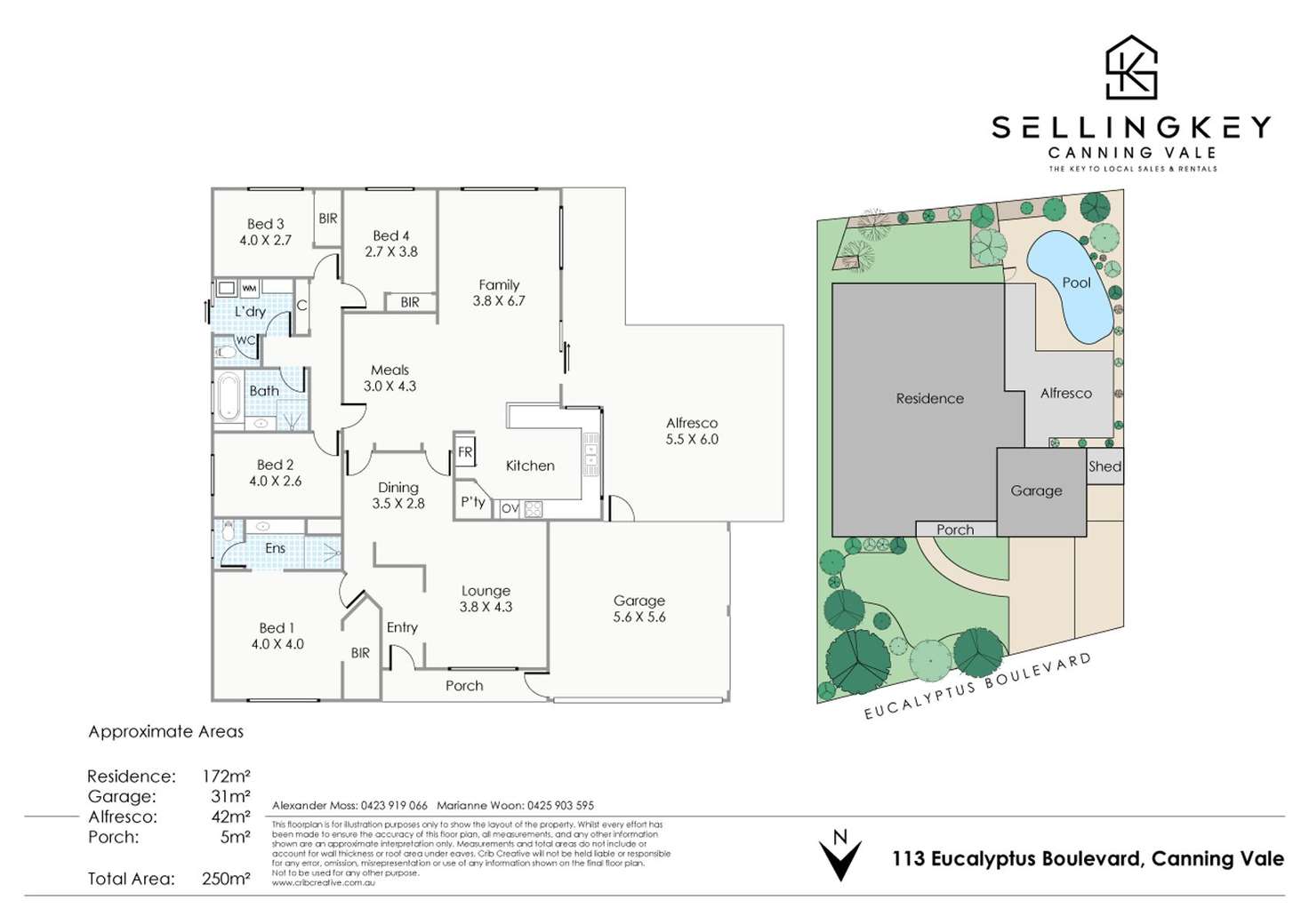 Floorplan of Homely house listing, 113 Eucalyptus Boulevard, Canning Vale WA 6155