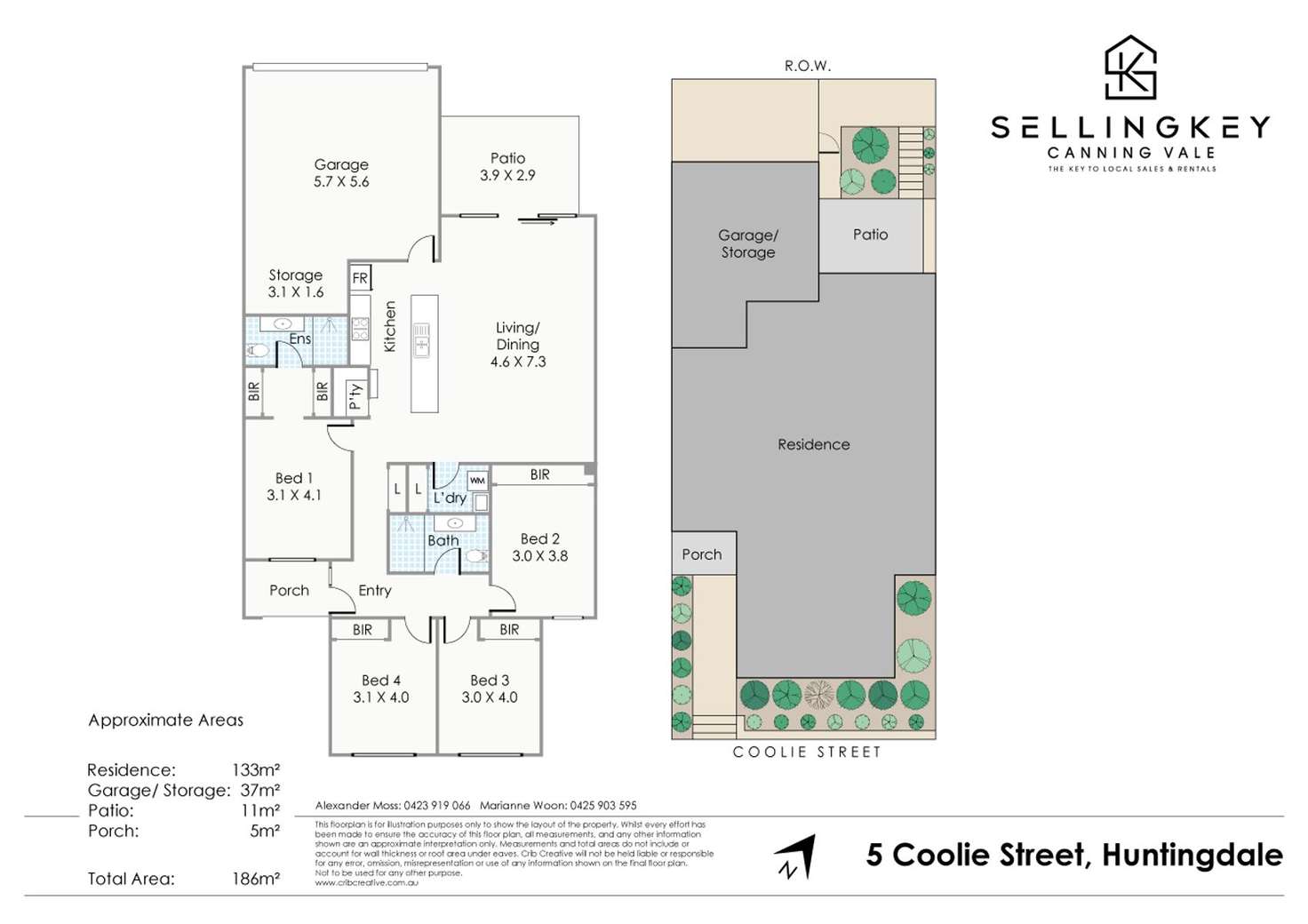 Floorplan of Homely house listing, 5 Coolie Street, Huntingdale WA 6110