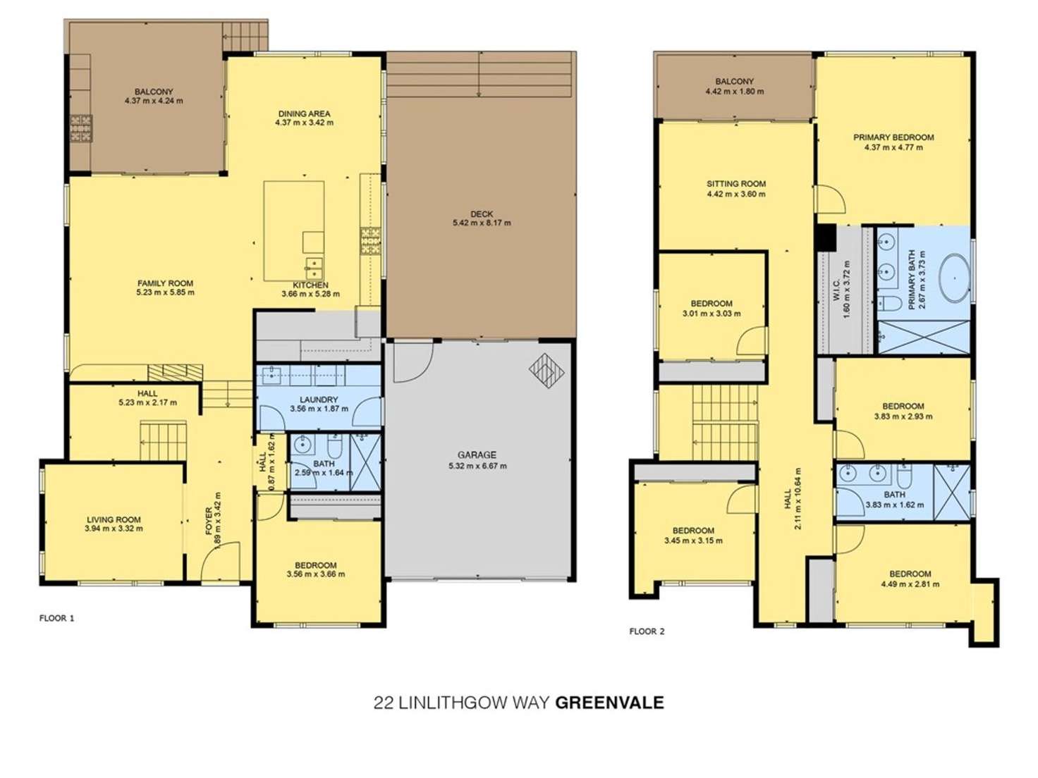 Floorplan of Homely house listing, 22 Linlithgow Way, Greenvale VIC 3059