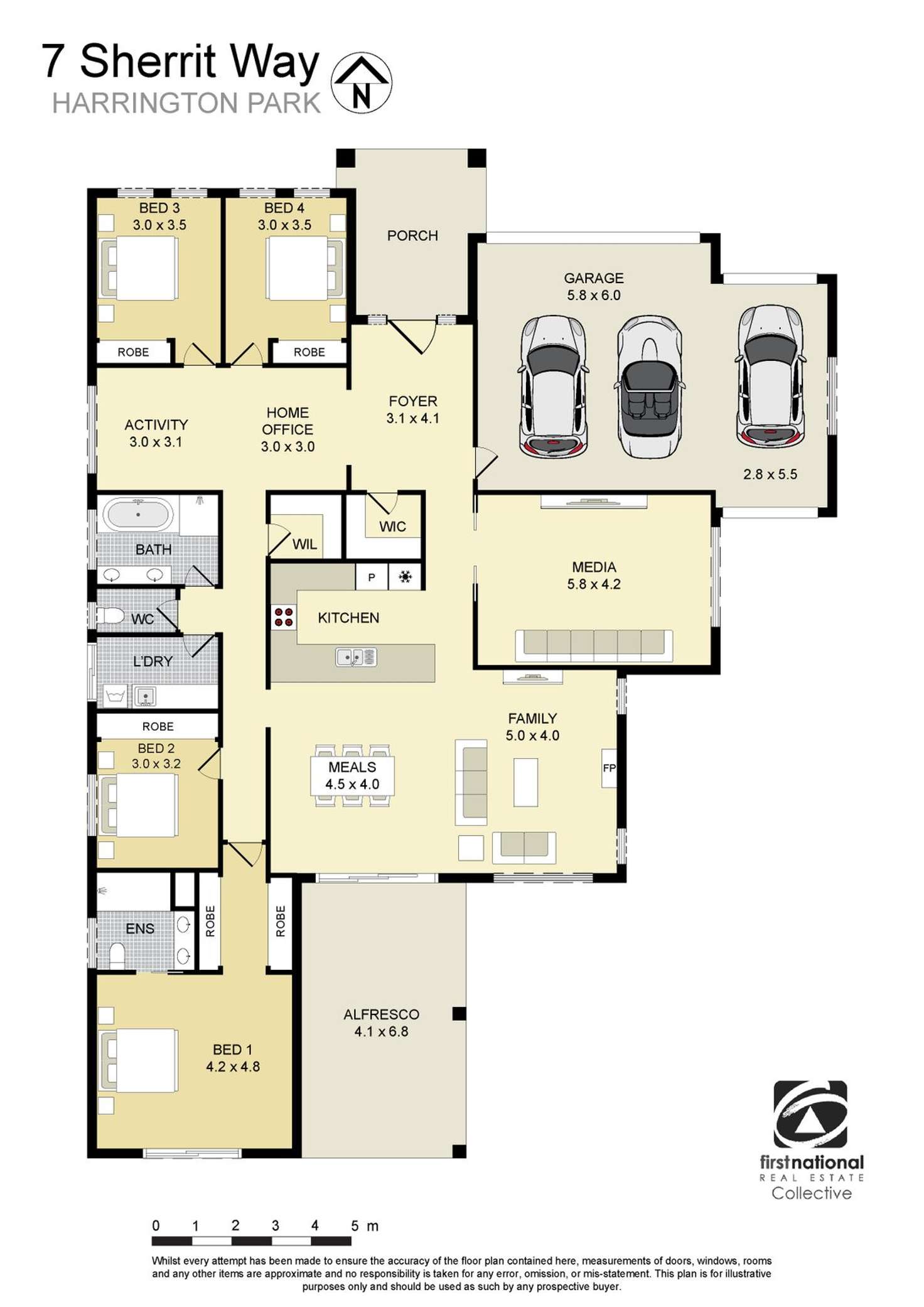 Floorplan of Homely house listing, 7 Sherrit Way (Harrington Grove), Harrington Park NSW 2567