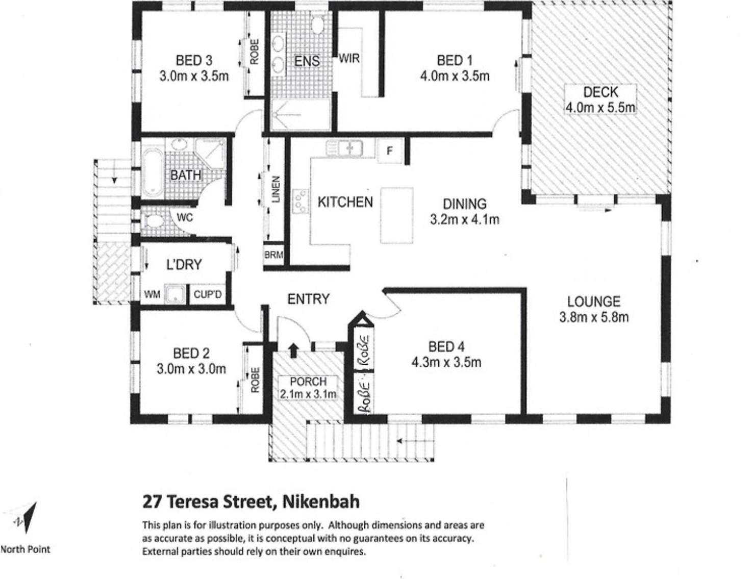 Floorplan of Homely house listing, 27 Teresa Street, Nikenbah QLD 4655