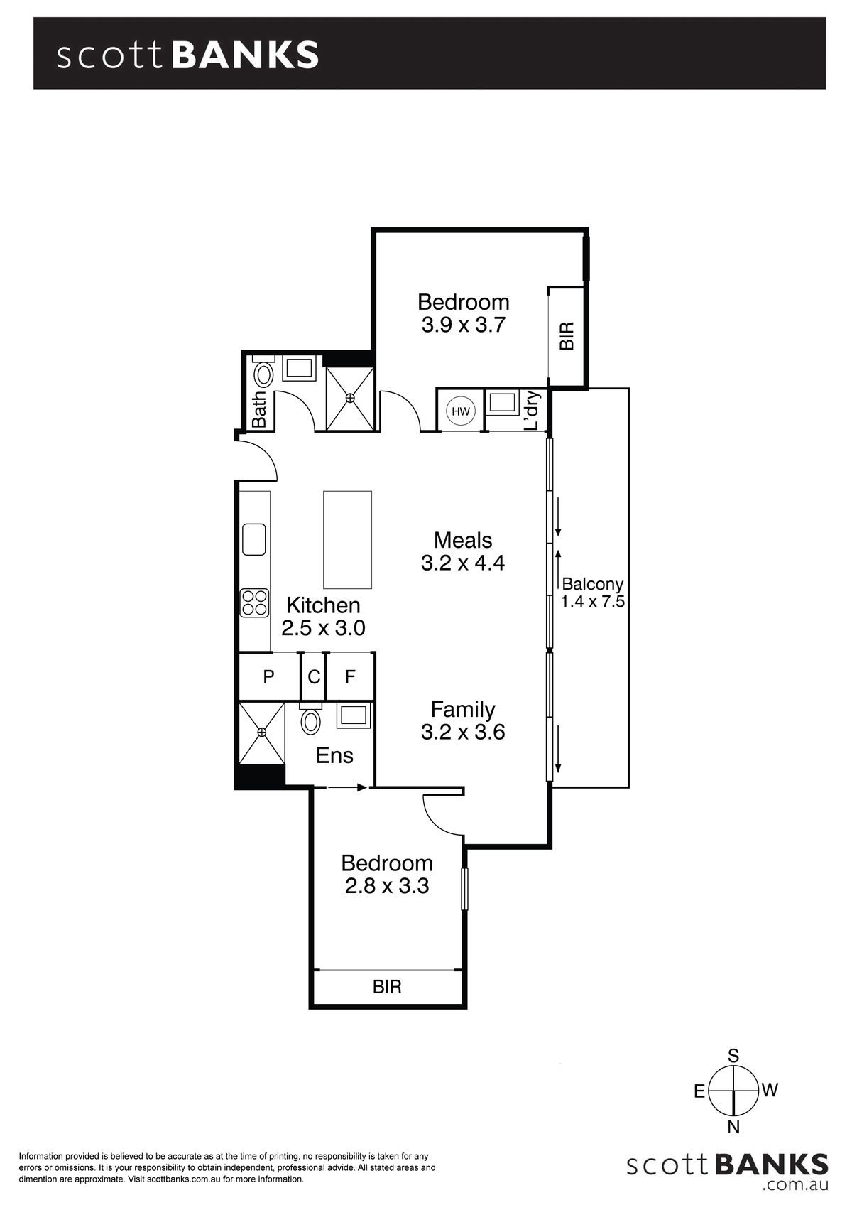 Floorplan of Homely apartment listing, 7/35 Wattletree Road, Armadale VIC 3143