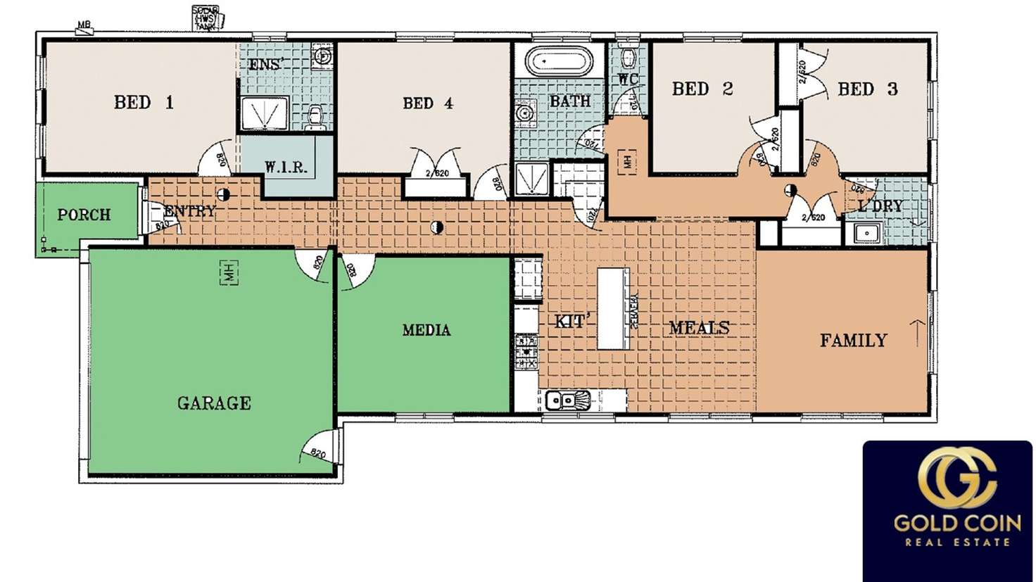 Floorplan of Homely house listing, 9 Shiels Street, Cranbourne East VIC 3977