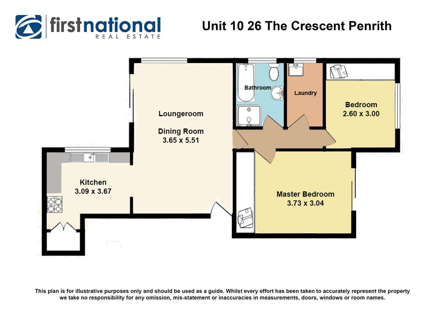 Floorplan of Homely unit listing, 10/26-27 The Crescent, Penrith NSW 2750