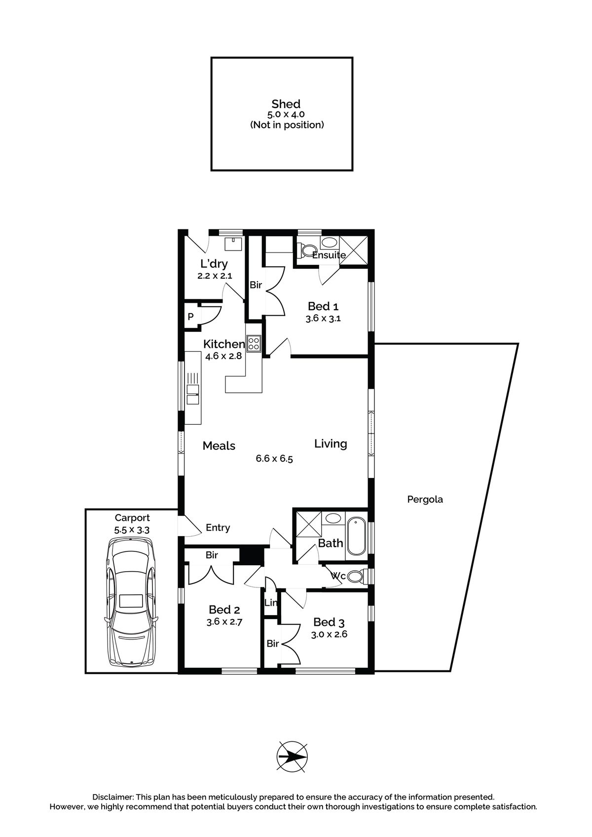 Floorplan of Homely house listing, 25 Drysdale Street, Sunbury VIC 3429