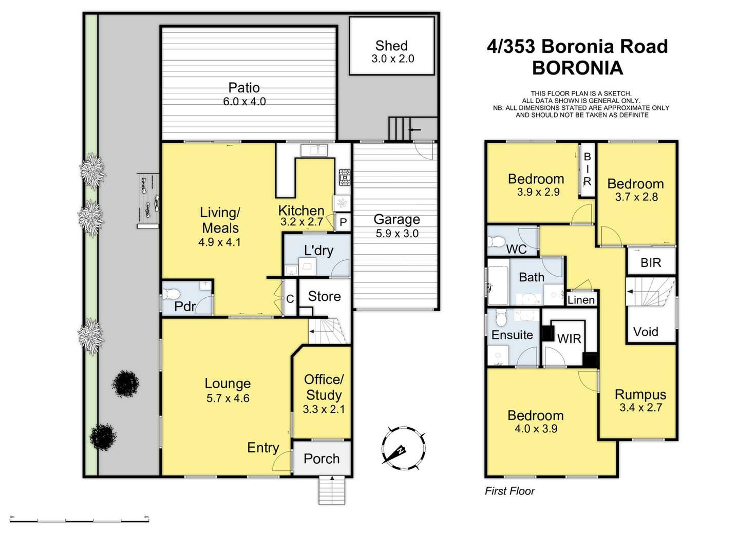 Floorplan of Homely house listing, 4/353 Boronia Road, Boronia VIC 3155