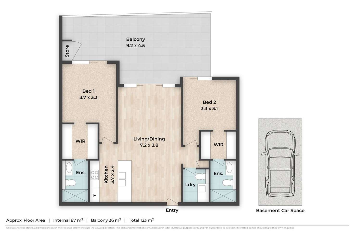 Floorplan of Homely apartment listing, 23/68 Benson Street, Toowong QLD 4066