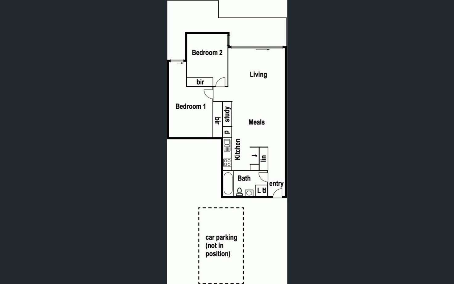 Floorplan of Homely apartment listing, 503/66 Mt Alexander Road, Travancore VIC 3032
