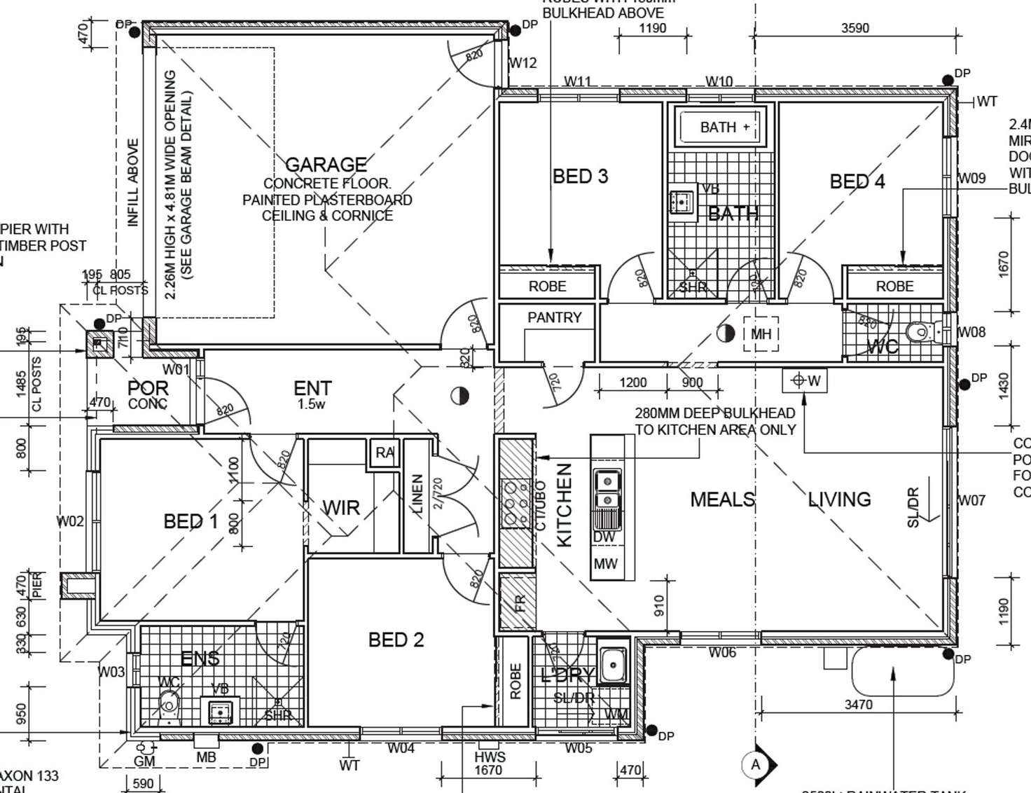 Floorplan of Homely house listing, 59 Dandelion Crescent, Rockbank VIC 3335