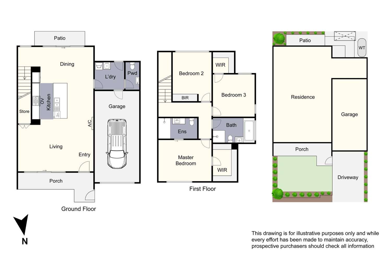 Floorplan of Homely townhouse listing, 23 Quarter Circuit, Springvale VIC 3171