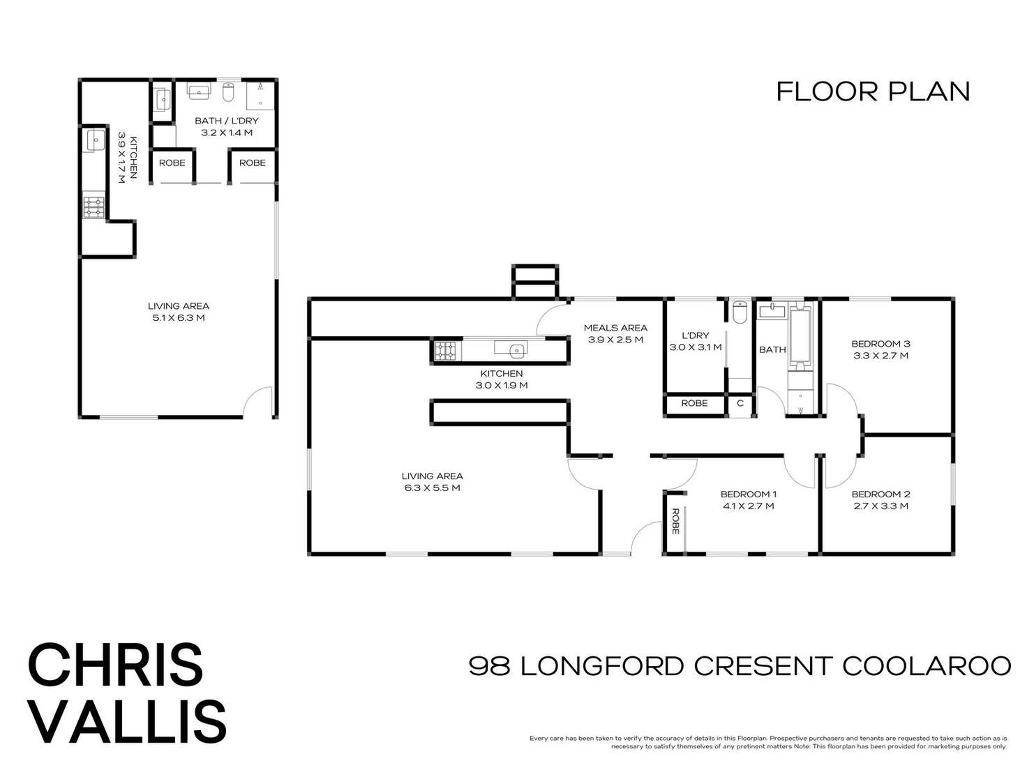 Floorplan of Homely house listing, 98 Longford Crescent, Coolaroo VIC 3048