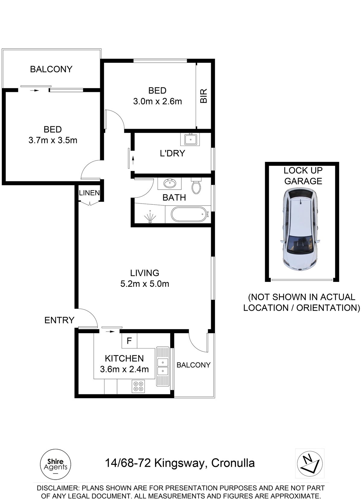 Floorplan of Homely apartment listing, 14/68-74 Kingsway, Cronulla NSW 2230
