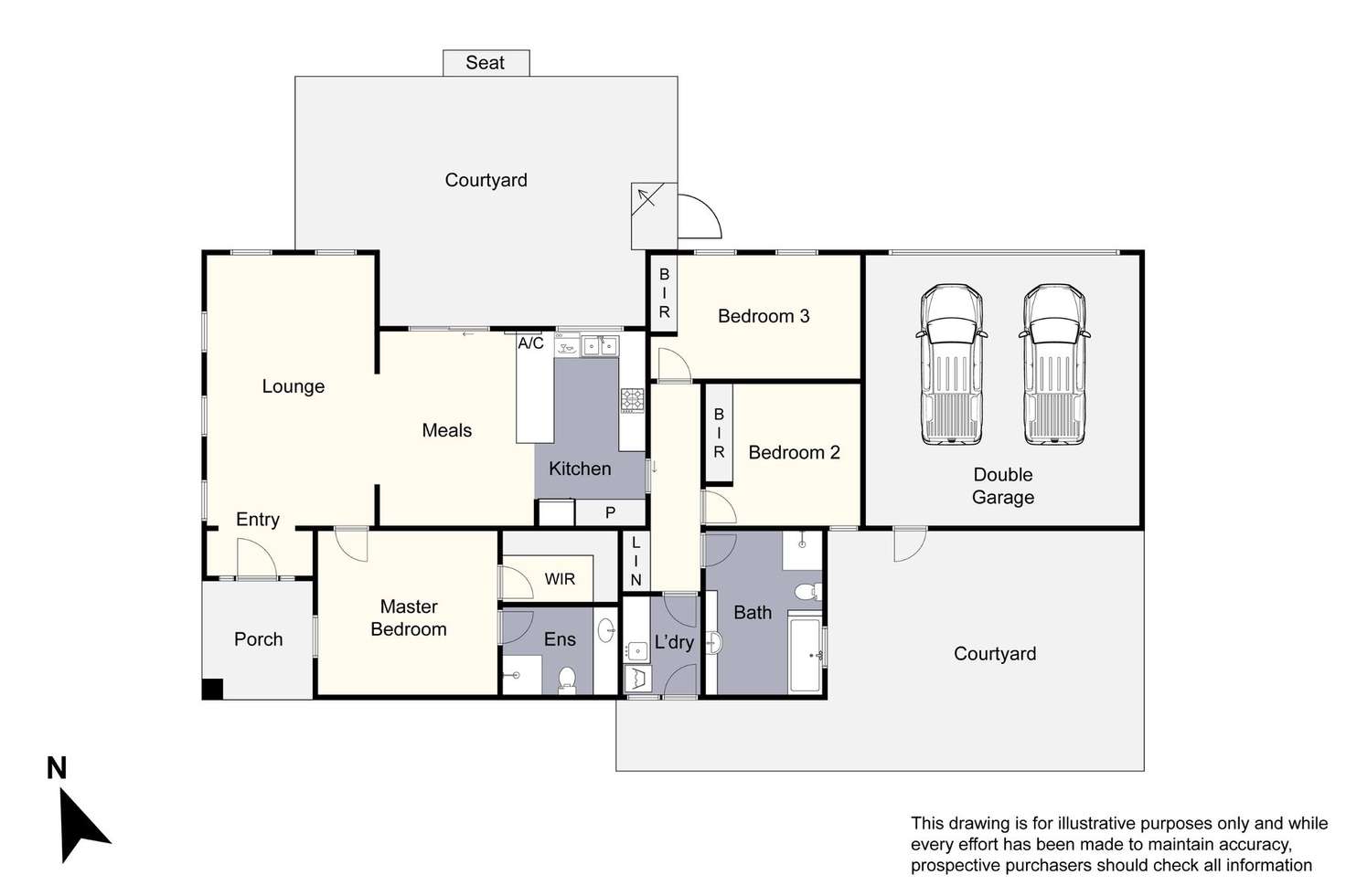 Floorplan of Homely house listing, 3 Albert Place, Dingley Village VIC 3172