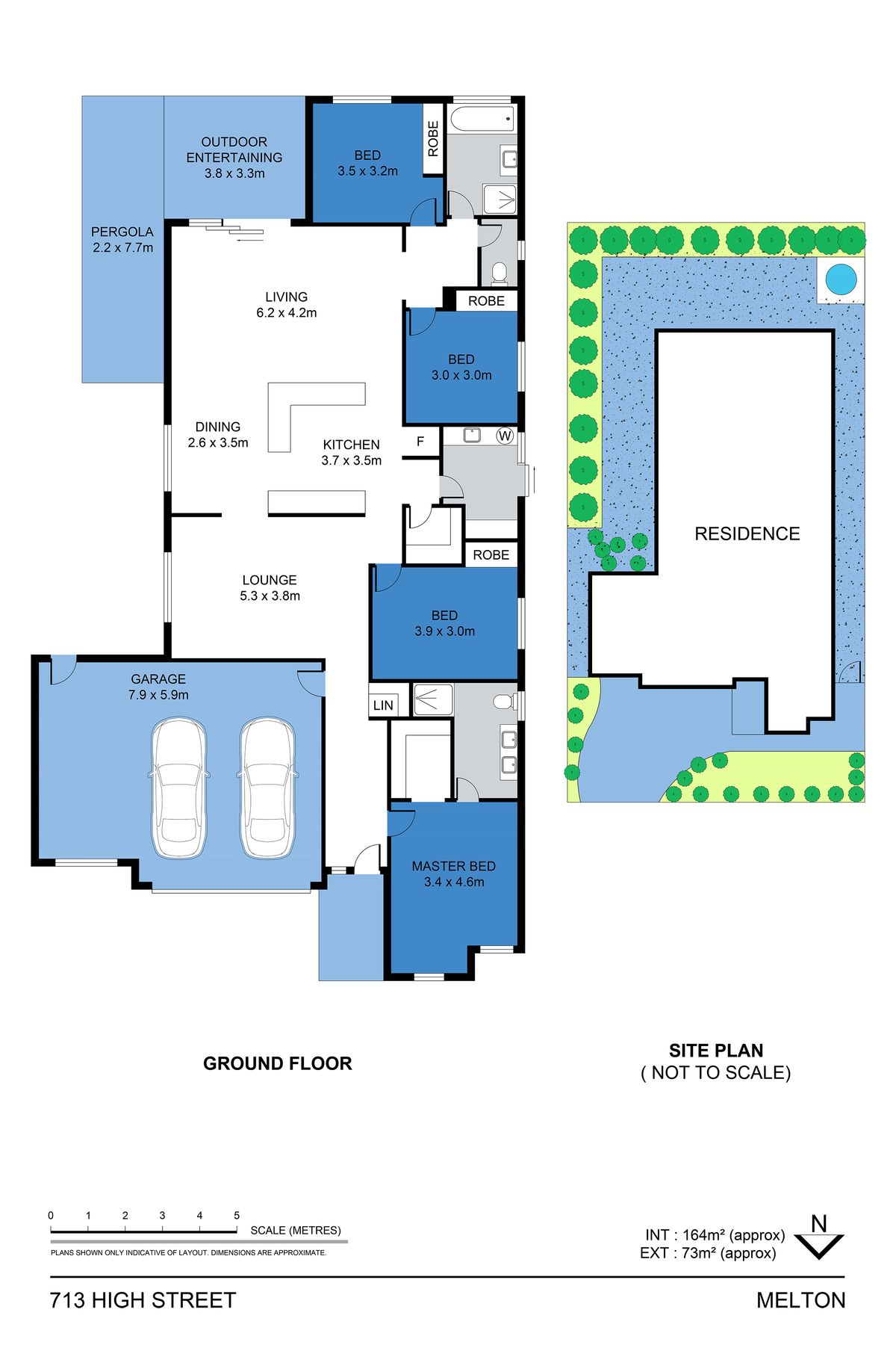 Floorplan of Homely house listing, 713 High Street, Melton West VIC 3337