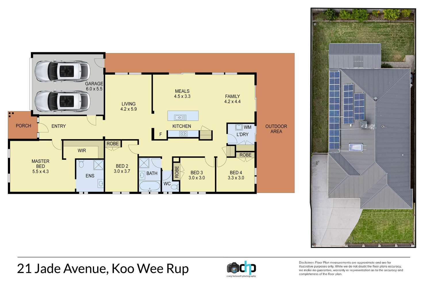 Floorplan of Homely house listing, 21 Jade Avenue, Koo Wee Rup VIC 3981