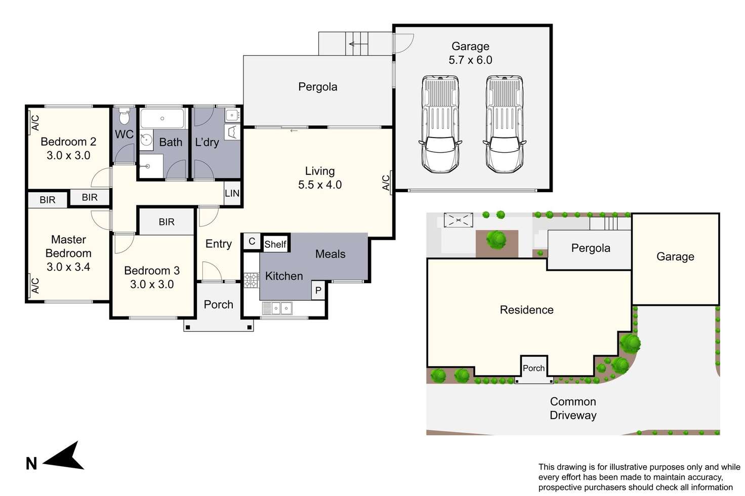 Floorplan of Homely house listing, 2/32 French Street, Noble Park VIC 3174